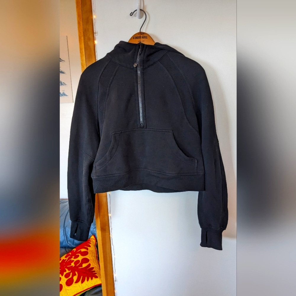 lululemon Oversized Half-zip Scuba - Black XS/S